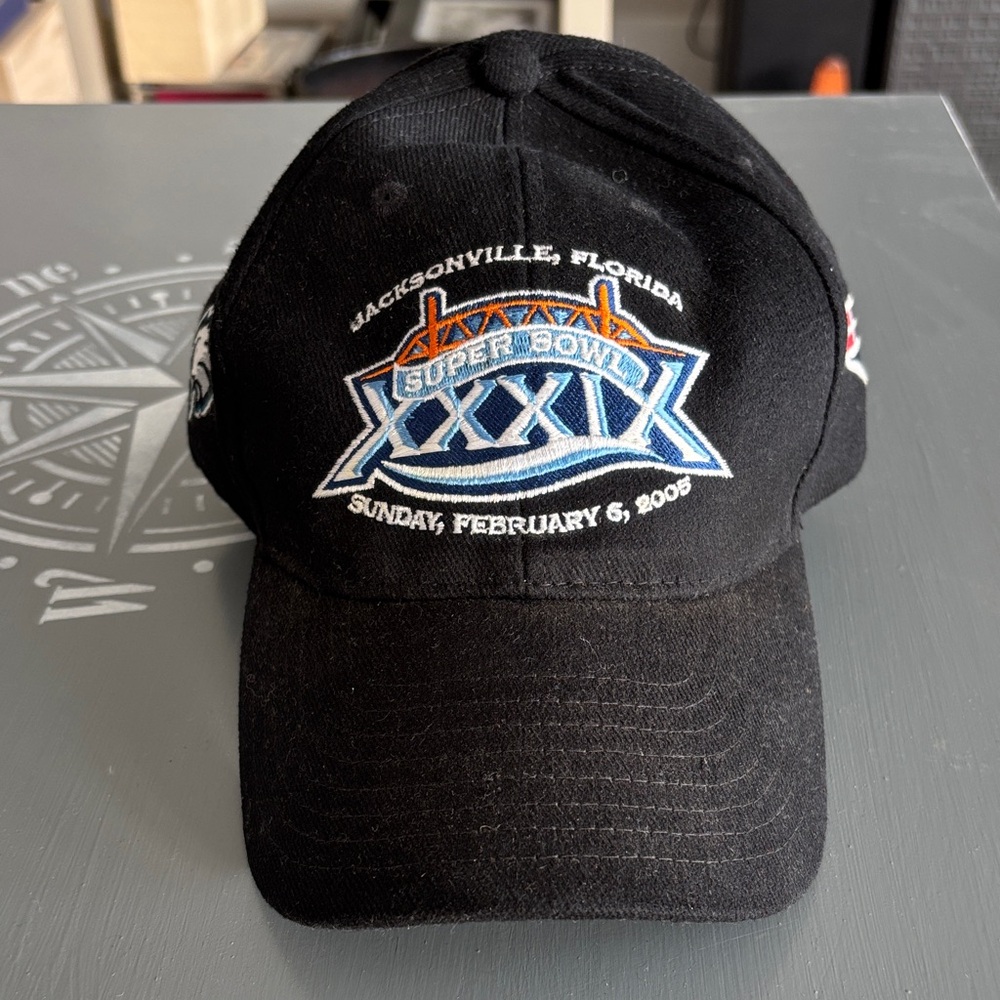 Unisex Super Bowl XXXIX Black Cap